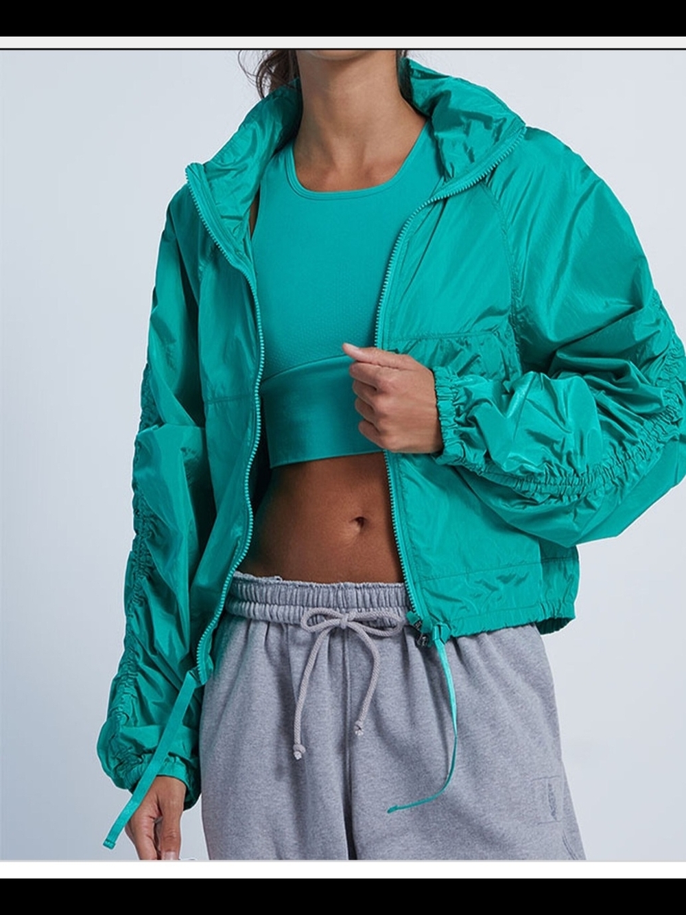 FP Movement By Free People Way Back Home Packabke Jacket- Sport Green Large - Picture 12 of 14